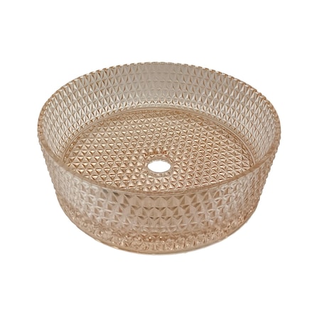 Castello Usa Scotch 16-inch Bathroom Vessel Sink - Champaigne CB-VC-8-CP-16